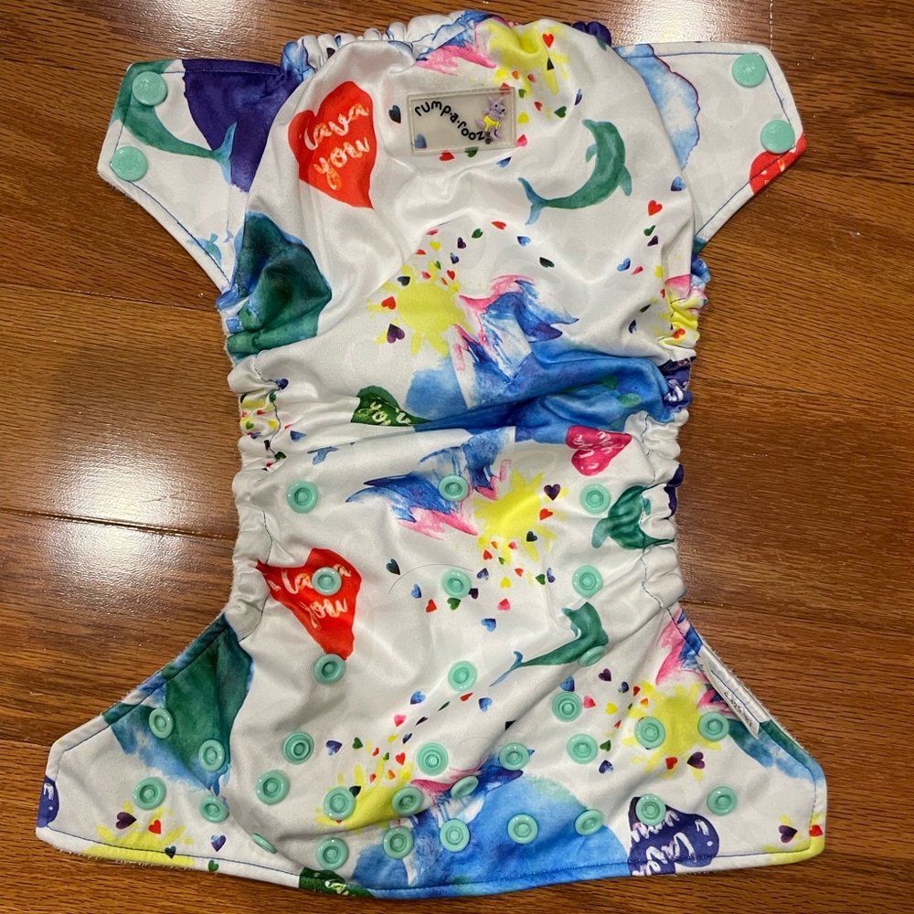 Rumparooz One Size Pocket Cloth Diaper - Lava